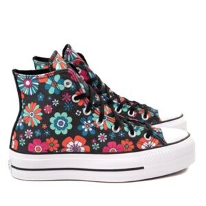 NWOT Y2K Converse Chuck Taylor All Star Lift With All Over Floral Size 7